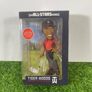 New Tiger Woods Small-Stars Collectible Figure Upper Deck Sunday Red Nike Shirt